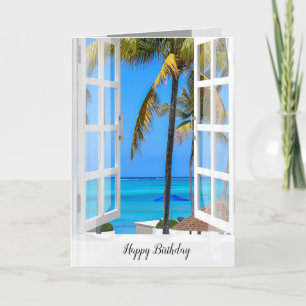 Bahama Ocean Birthday Card Karte