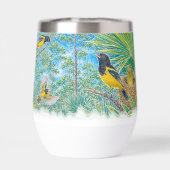 Bahama Oriole Weintumbler (Rückseite)
