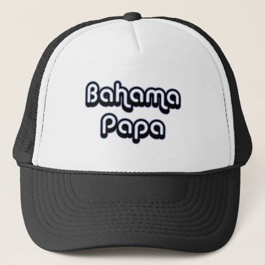 Bahama Papa Truckerkappe (Vorderseite)