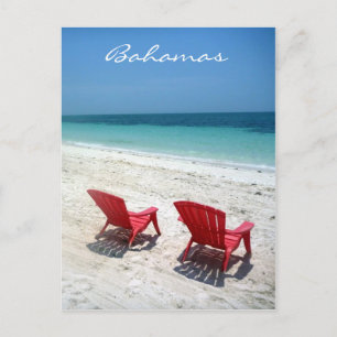 Bahama-Sitze Postkarte