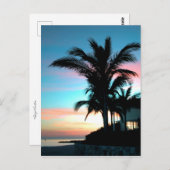 Bahama Sunset  Postkarte (Vorne/Hinten)