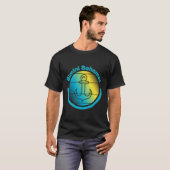 Bahama Vibes - Segelyacht-Ankerinsel Bimi T-Shirt (Vorne ganz)