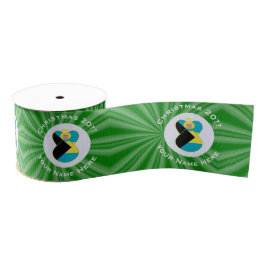 Bahaman Flag Christmas Angel personalisieren Ripsband