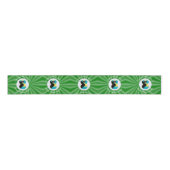 Bahaman Flag Christmas Black Angel personalisieren Ripsband (Vorderseite)