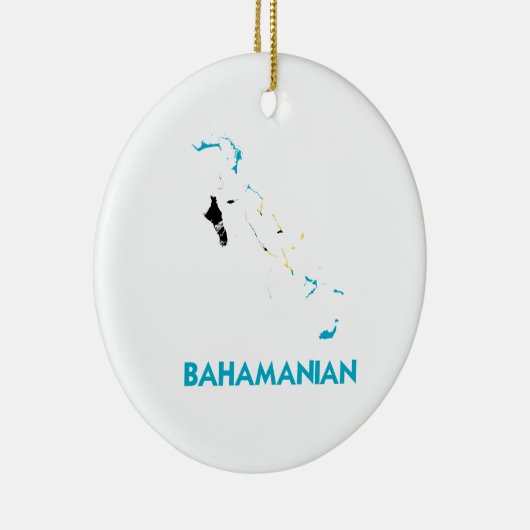 BAHAMANIAN KARTE KERAMIKORNAMENT (Rechts)