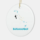 BAHAMANIAN KARTE KERAMIKORNAMENT (Links)