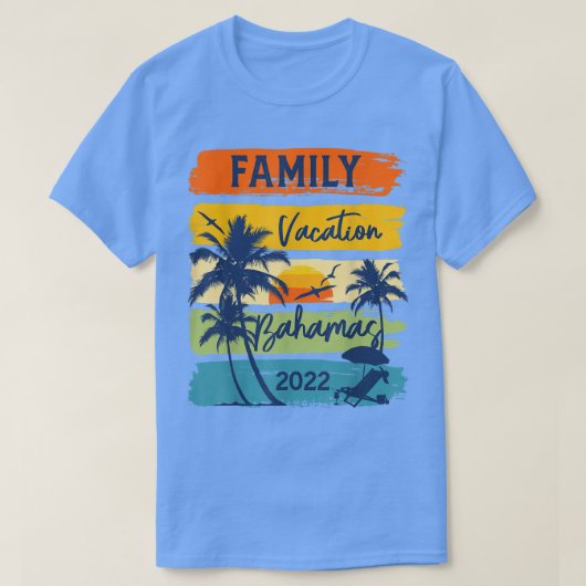 Bahamas 2022 CaribeFamily Vacation Matching Group1 T-Shirt (Design vorne)