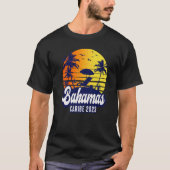 Bahamas 2023 Caribe Sunset Beach Retro Premium T-Shirt (Vorderseite)