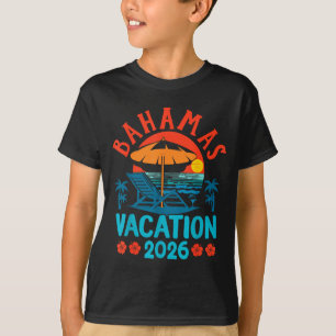 Bahamas 2026 Familienurlaub Strand Sommer-Vibes T-Shirt