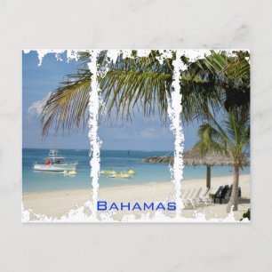 Bahamas 2 distressed Postkarte