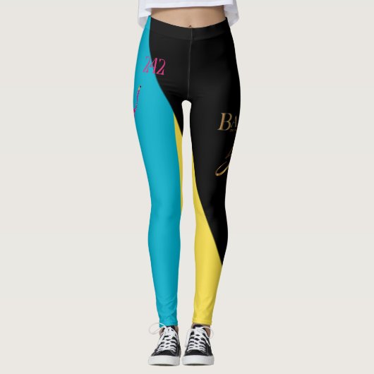 Bahamas 50. Unabhängigkeit Leggings (Vorderseite)