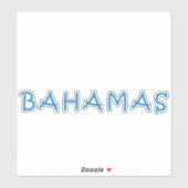 Bahamas Aufkleber (Blatt)
