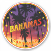 Bahamas Aufkleber (Vorderseite)