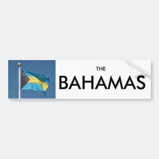 Bahamas-Autoaufkleber Autoaufkleber (Vorne)