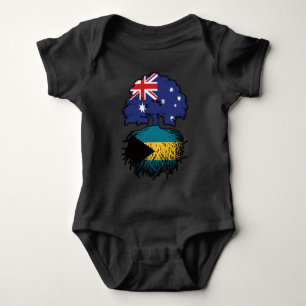 Bahamas Bahamian Australian Australia Tree Roots Baby Strampler