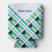 Bahamas Bahamian Flag gefixt Dosenkühler (Vorderseite)