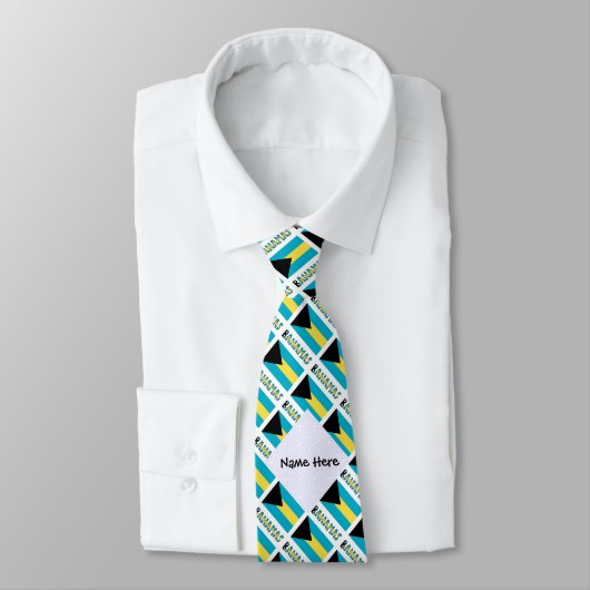 Bahamas Bahamian Flag gefixt Krawatte (Gebunden)