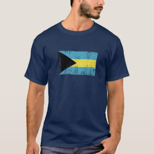 Bahamas Bahamian Flag Geschenk Fußball-Fansportle T-Shirt