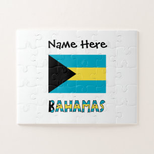 Bahamas-Bahamian-Flagge Puzzle