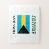 Bahamas-Bahamian-Flagge Puzzle (Vertikal)