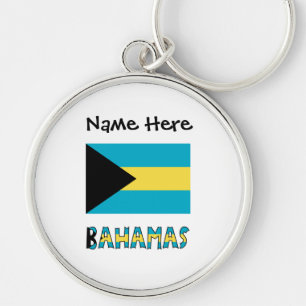 Bahamas bahamische Flagge Schlüsselanhänger