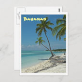 Bahamas Beach Post Card Postkarte (Vorne/Hinten)