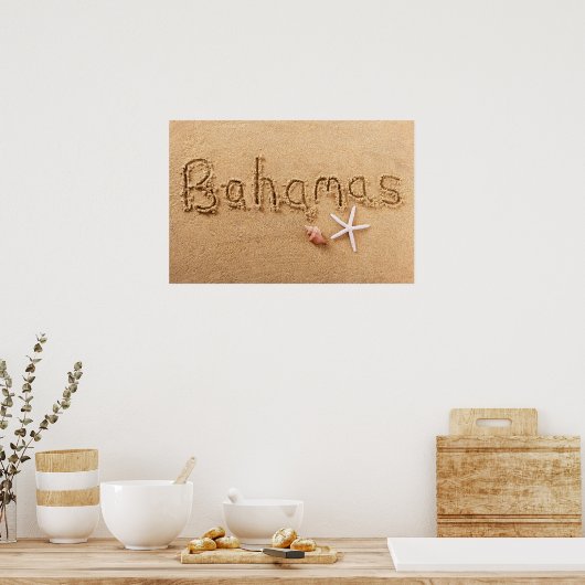 Bahamas Beach Poster (Küche)