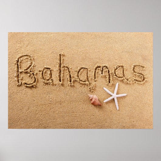 Bahamas Beach Poster (Vorne)