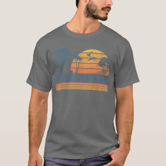 Bahamas Beach Sommerurlaub Sunset Vintager 70er R T-Shirt