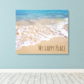 Bahamas Beach Surf Leinwanddruck (Insitu (Holzboden))