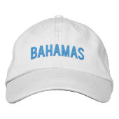 BAHAMAS BESTICKTE BASEBALLKAPPE (Vorderseite)