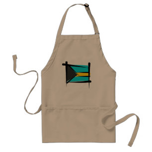 Bahamas-Bürsten-Flagge Schürze