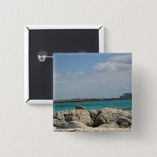 Bahamas Button (Vorne & Hinten)