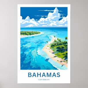 Bahamas Caribbean Travel Print Poster