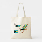 Bahamas Chairs Tote Bag Tragetasche (Rückseite)