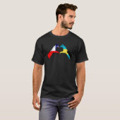 Bahamas Chile Flag Bahamians Chilean Heart 1 T-Shirt (Vorne ganz)