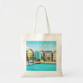Bahamas colourful houses tote bag tragetasche (Vorne)