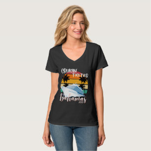 Bahamas Cruise Sea 2023 Family Friend Group Reisen T-Shirt