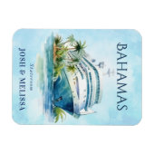 Bahamas Cruise Ship Stateroom Magnet (Horizontal)