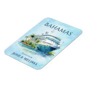 Bahamas Cruise Ship Stateroom Magnet (Linke Seite)