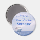 Bahamas Cruise Stateroom Door Marker Magnet (Vorderseite/Rückseite)