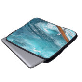 Bahamas Cruise - Türkis Geweckt Laptopschutzhülle (Vorne Knopf)