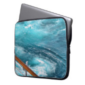 Bahamas Cruise - Türkis Geweckt Laptopschutzhülle (Vorderseite Links)