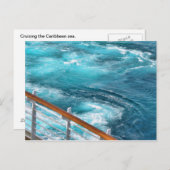 Bahamas Cruise - Türkis Geweckt Postkarte (Vorne/Hinten)