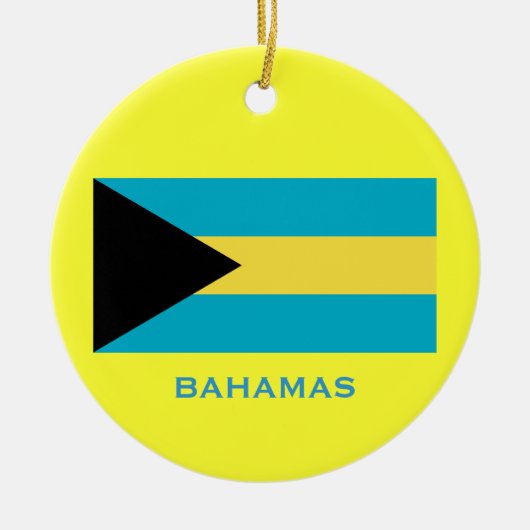 BAHAMAS* Custom Christmas Ornament (Vorne)