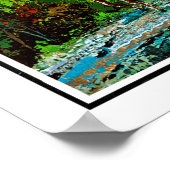 Bahamas, durch den Dschungel fahren, Vintag, reise Poster (Ecke)