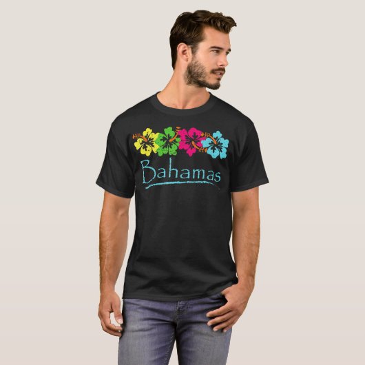 Bahamas exotischer tropischer Strand und Urlaub Vi T-Shirt (Vorne ganz)