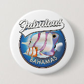 Bahamas fabelhaftes Logo Button (Vorderseite)