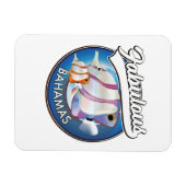 Bahamas fabelhaftes Logo Magnet (Horizontal)