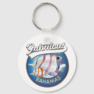 Bahamas fabelhaftes Logo Schlüsselanhänger